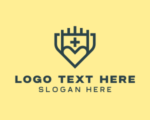 Octagonal - Medical Shield Clinic logo design