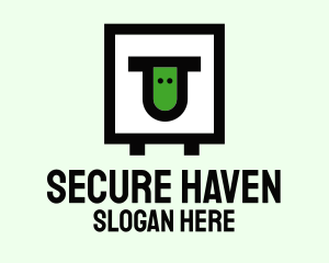 Safe - Square Box Sheep logo design