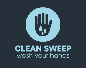 Hygiene - Water Clean Hand logo design