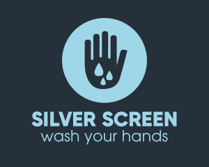Water Clean Hand logo design