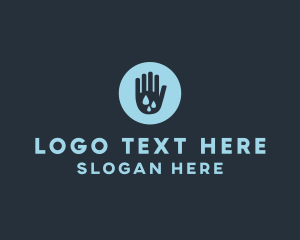 Foam - Water Clean Hand logo design