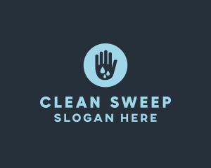 Hygiene - Water Clean Hand logo design