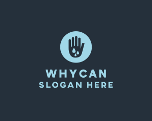 Water Clean Hand logo design