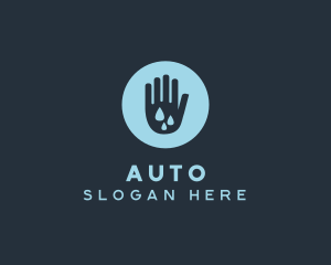 Water Clean Hand Logo