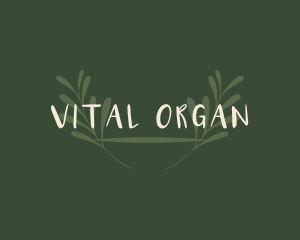 Organic Skincare Brand logo design