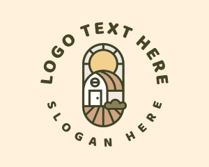 Field - Homestead Rural Farmhouse logo design