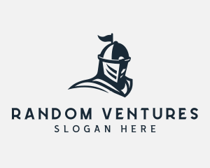 Knight Armor Helmet logo design