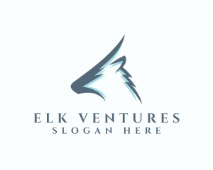 Elk - Wild Elk Power logo design