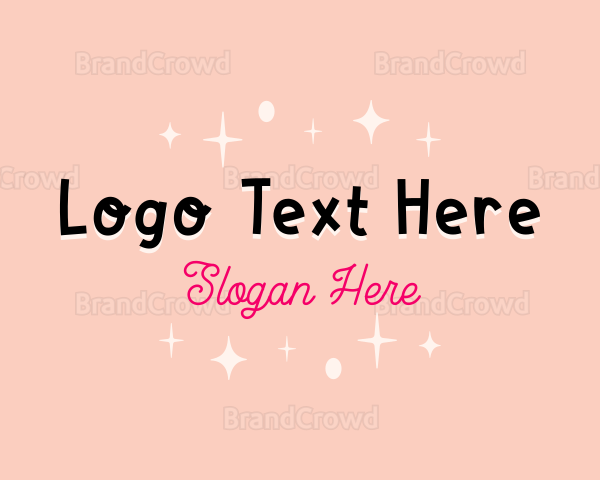 Cute Girly Fashion Logo