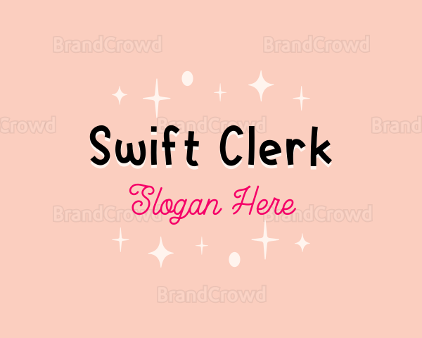 Cute Girly Fashion Logo