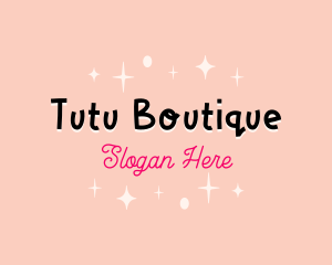 Cute Girly Fashion Logo