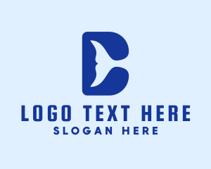 Trout - Blue Fish Tail Letter B logo design