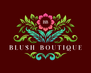 Luxury Flower Boutique logo design