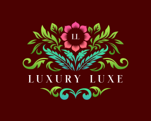 Luxury Flower Boutique logo design