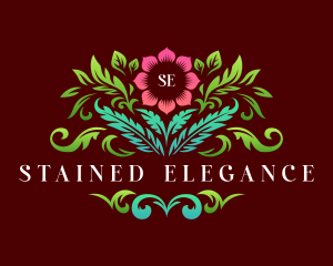 Luxury Flower Boutique logo design