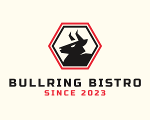 Bullring - Bull Steakhouse Rodeo logo design