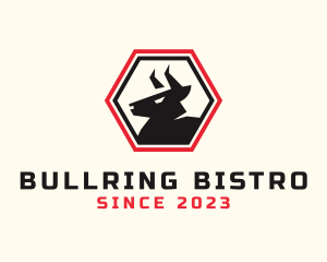 Bull Steakhouse Rodeo logo design