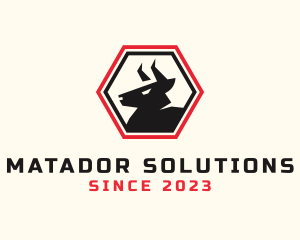 Matador - Bull Steakhouse Rodeo logo design