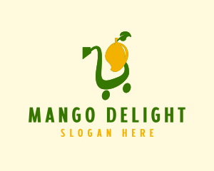 Mango - Mango Shopping Cart logo design