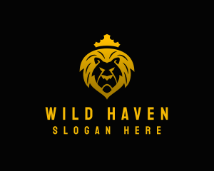 Royal Wild Lion logo design