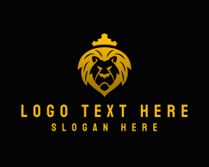 Feline - Royal Wild Lion logo design