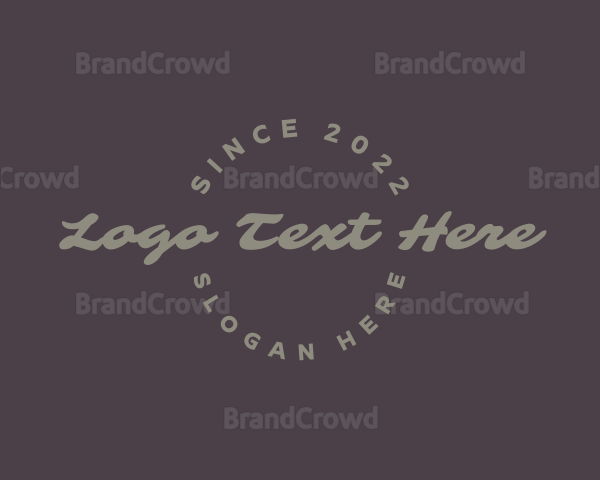 Freestyle Graffiti Wordmark Logo