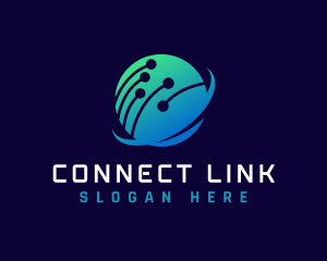 Link Network Technology logo design