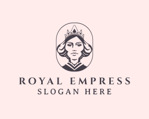 Royalty Queen Crown  logo design