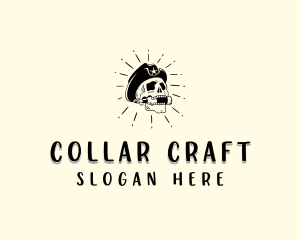 Skull Liquor Brewery logo design