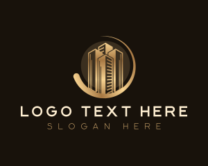 Highrise - Luxury Condominium Building logo design