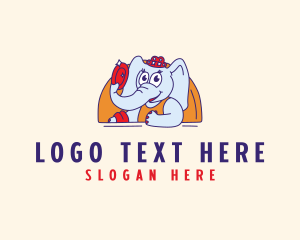 Zoo - Elephant Dishwasher Cleaner logo design