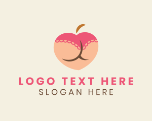 Underwear - Erotic Peach Panty logo design