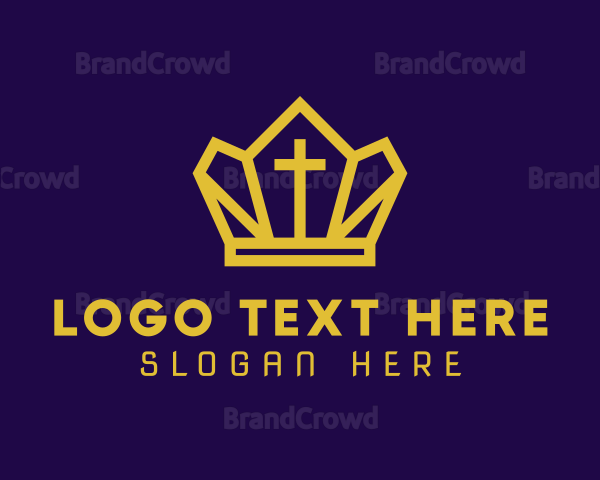 Cross Luxury Crown Logo