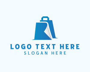Paper Bag - E-commerce Shopping App logo design
