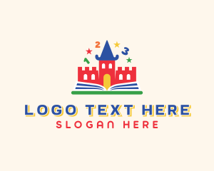 Storytelling - Kindergarten Child Learning logo design