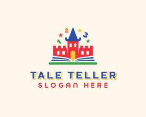 Storytelling - Kindergarten Child Learning logo design