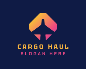 Gradient Logistics Airplane  logo design