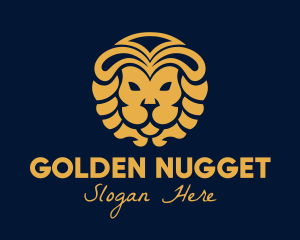 Golden Lion Luxury logo design