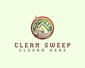 Sweep - Sweep Cleaning Broom logo design