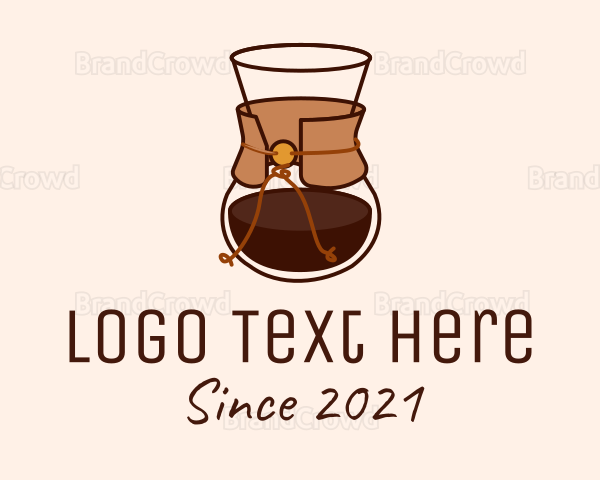 Modern Coffee Carafe Logo