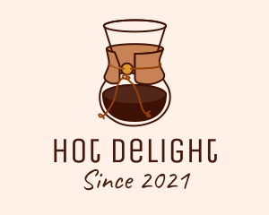 Modern Coffee Carafe logo design