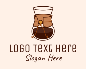 Modern Coffee Carafe Logo