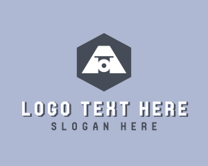 Vlogger - Photography Studio Letter A logo design