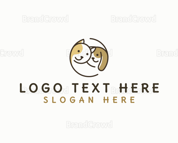 Puppy Kitten Grooming Logo