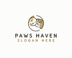 Puppy Kitten Grooming logo design