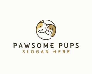 Puppy Kitten Grooming logo design