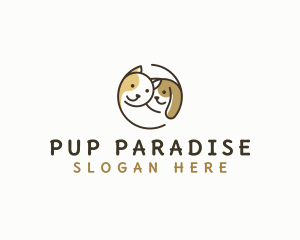 Puppy Kitten Grooming logo design