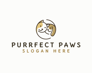 Puppy Kitten Grooming logo design