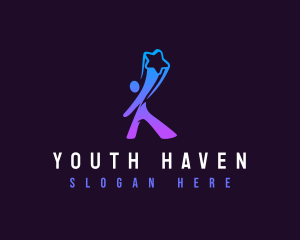 Youth - Human Community Agency logo design