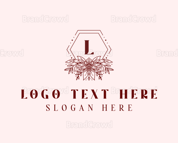 Elegant Flower Event Logo